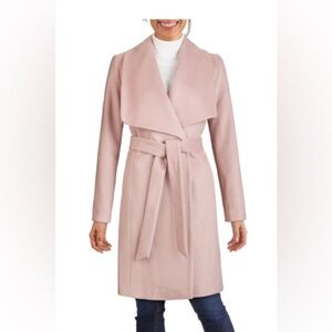 Cole Haan Signature Wrap Coat in Dusty Pink- Size XL